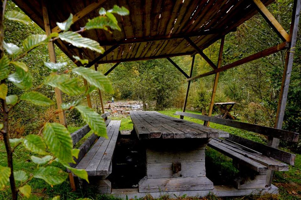 У селі Вучкове, що в Закарпатській області, лісничі облаштували зону відпочинку біля єдиного в Україні гейзера мінеральної води, щоб зберегти джерело